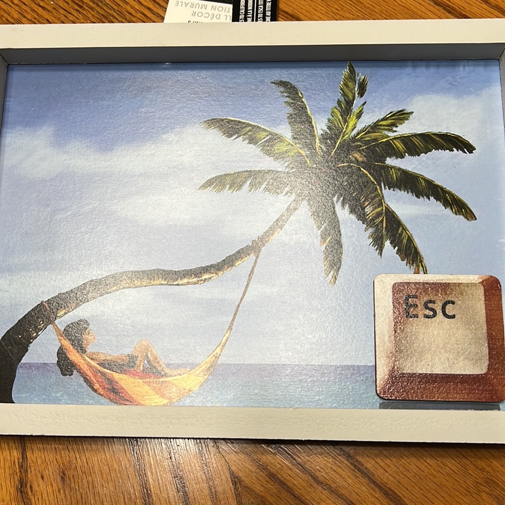 ASHLAND Palm tree wall decor. NWT - Picture 2 of 5